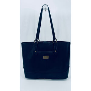 Frye and Co. Black Core Tote Bag Faux Leather